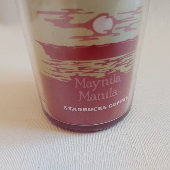 STARBUCKS Manila Coffee Tumblr 12 oz Plastic - Picture 2 of 9